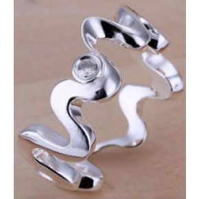 Кольцо Tiffany (TF78). Покрытие серебром 925 размер 18