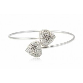 Браслет с кристаллами Swarovski. Серебро 925й пробы (TN854)