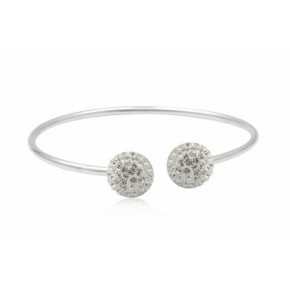 Браслет с кристаллами Swarovski. Серебро 925й пробы (TN855)