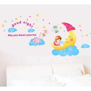 Интерьерная наклейка на стену Детская - Сладкие сны AY1907