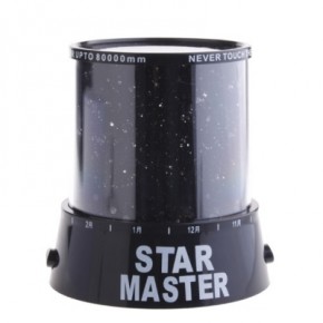 Проектор звездного неба Star Master с адаптером 220V, черный